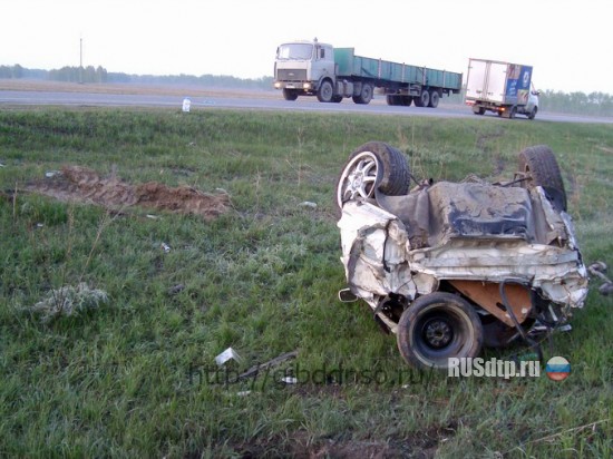 ДТП в Новосибирской обл. : Toyota Chaser кувыркалась в кювете - водитель погиб (ФОТО) 
