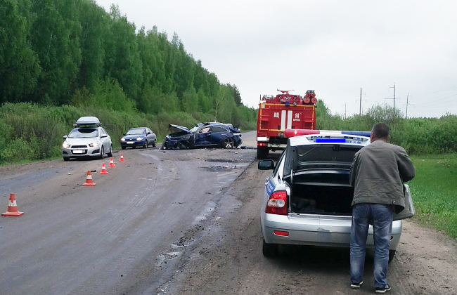 Водитель «Инфинити» погиб в ДТП на автодороге Ковров - Шуя - Кинешма