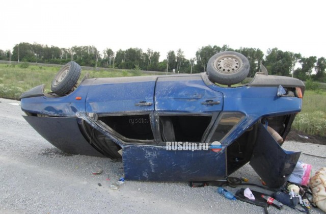 В Оренбургской области в перевернутой «Ладе» погиб пассажир