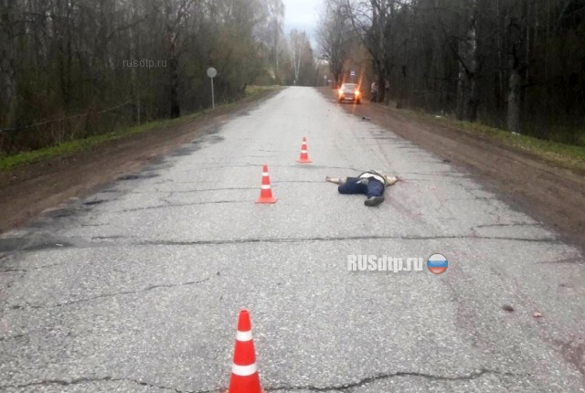 В Псковской области «Лада Гранта» переехала лежащего на дороге мужчину
