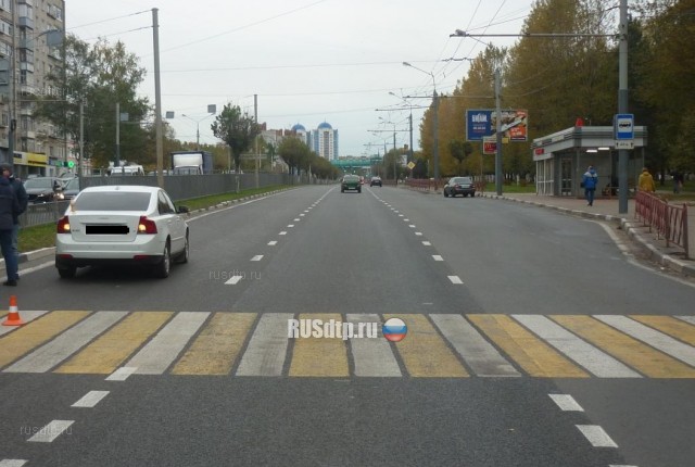 Камера запечатлела момент наезда на пешехода на Московском проспекте в Ярославле