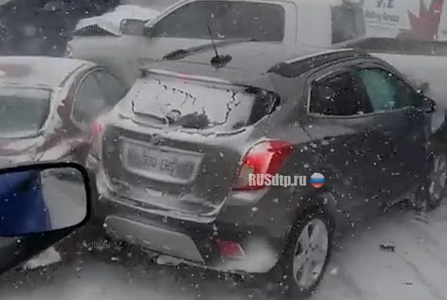Массовое ДТП в США Массовое ДТП в США