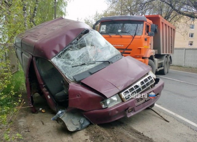 В в Щёлкове в ДТП с большегрузом погиб водитель «Газели»