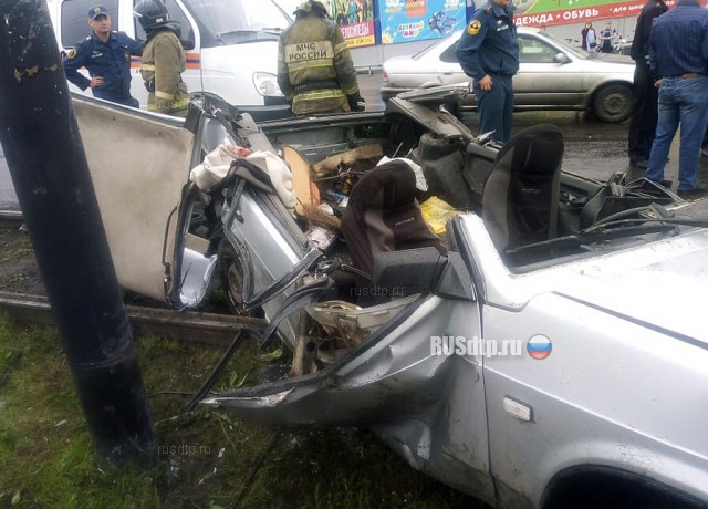 В Прокопьевске в ДТП погиб пассажир «девятки»