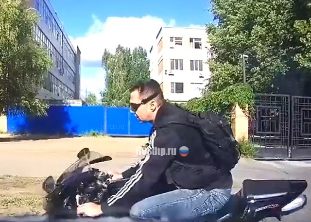 Погоня за мотоциклистом в Тольятти