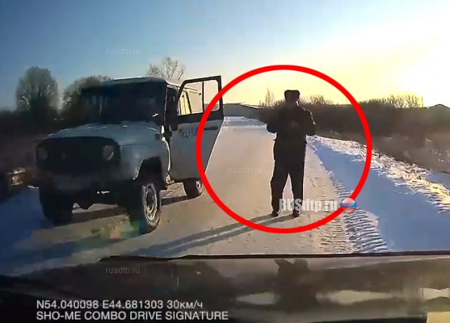 В Мордовии водитель сбил инспектора Минлесхоза. ВИДЕО