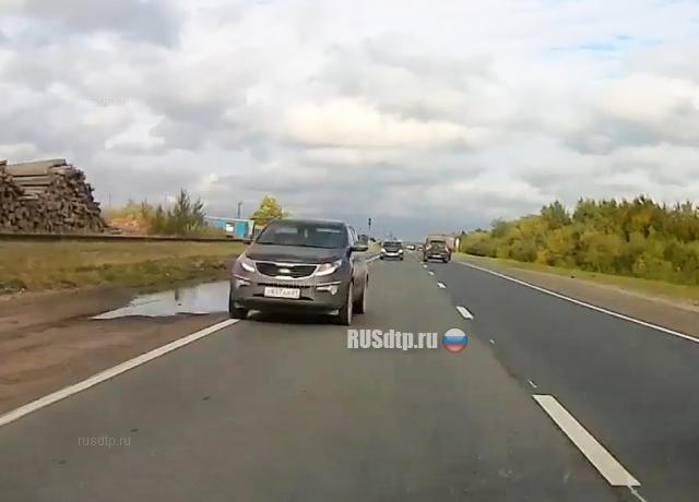 ДТП с пьяным водителем на Талажском шоссе ДТП с пьяным водителем на Талажском шоссе