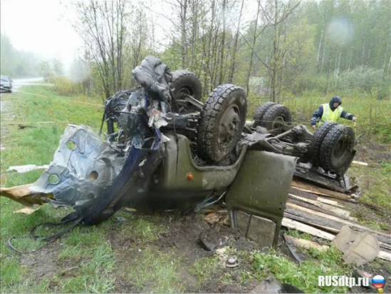 Авария на скользкой дороге в Марий Эл