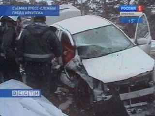 ДТП на Кайской горе в Иркутске. Один человек погиб
