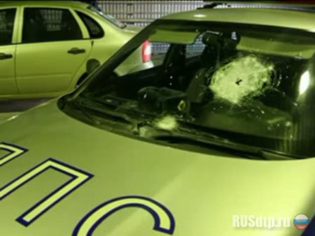 Водитель выстрелил в сотрудников ДПС (видео)