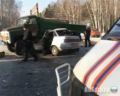ДТП на зимней дороге недалеко от Томска