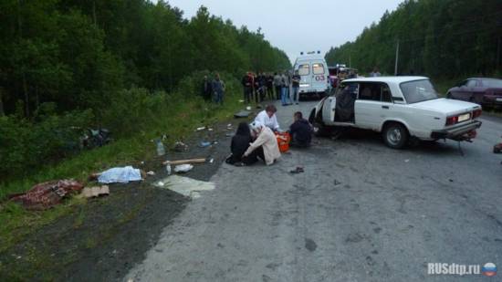 В страшном ДТП в Свердловской области погибли 4 человека