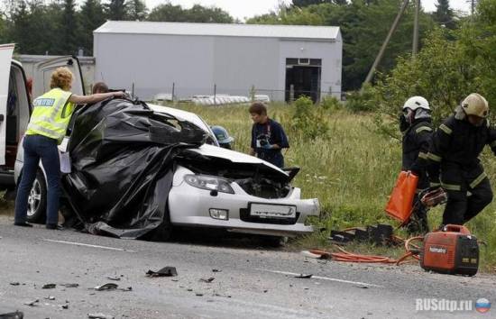 Авария на Палдиском шоссе близ Таллинна