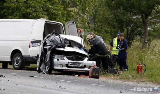 Авария на Палдиском шоссе близ Таллинна