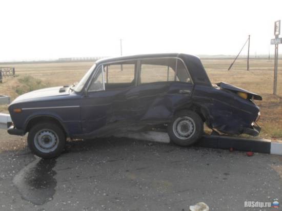 Авария на автодороге Оренбург-Акбулак