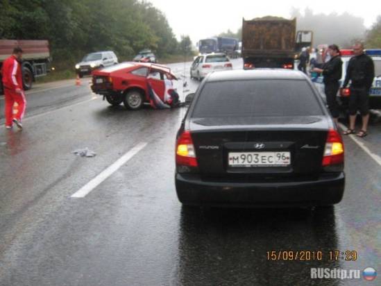 Массовая авария на трассе «Дон» в районе 1412-го километра