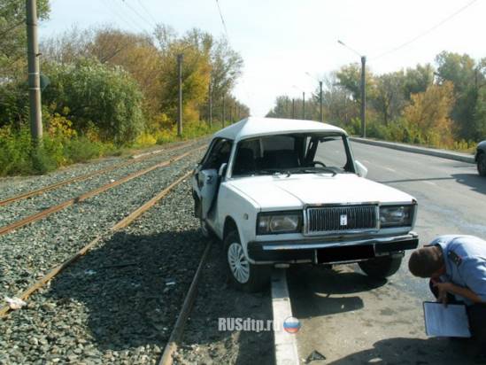 В Орске ДТП с участием автомобиля «Мазда» и ВАЗ-2107