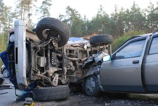 Авария на 28-м километре Столичного шоссе в Киеве