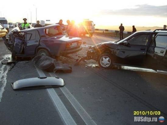 Крупная авария на Солотчинском шоссе в Рязани
