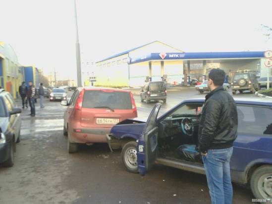ДТП с участием трех авто в Москве