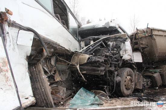 Крупная авария с рейсовым автобусом под Калугой
