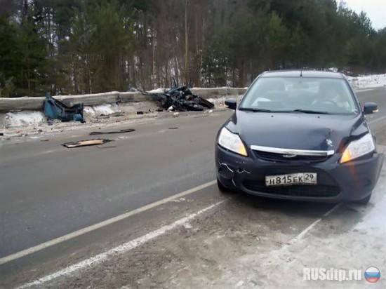 ДТП на трассе Вычегодский &#8212; Коряжма унесло две жизни