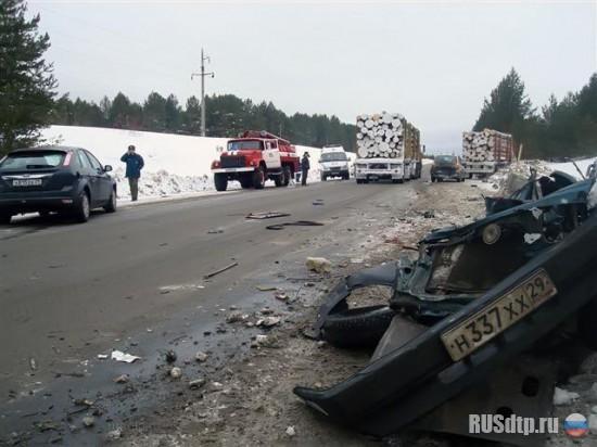 ДТП на трассе Вычегодский &#8212; Коряжма унесло две жизни
