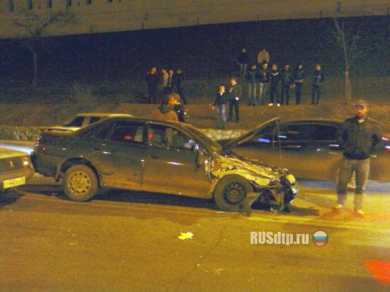Ночная авария в Астрахани