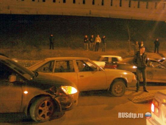 Ночная авария в Астрахани