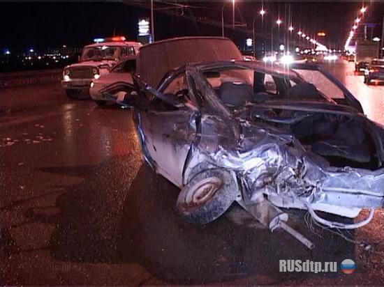 Авария на Димитровском мосту в Новосибирске