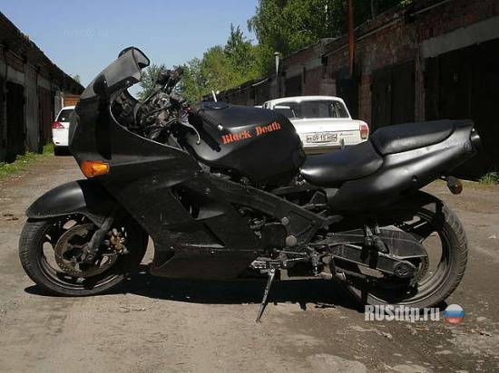 Aвария мотоцикла в Новосибирске