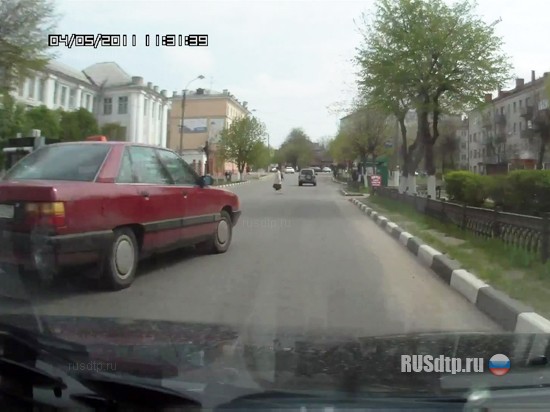 Авария в Брянске на видеорегистратор