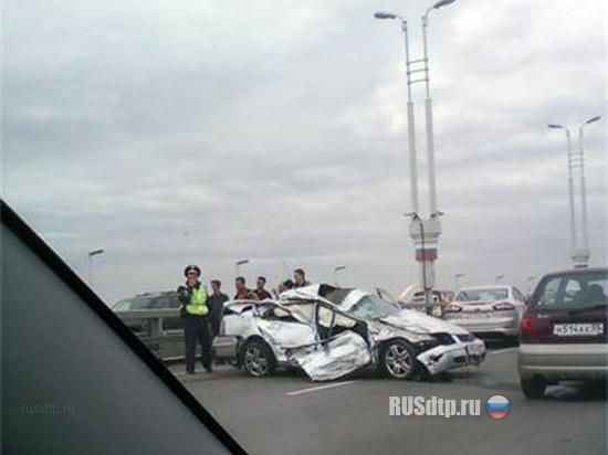 Крупная авария на метромосту в Омске