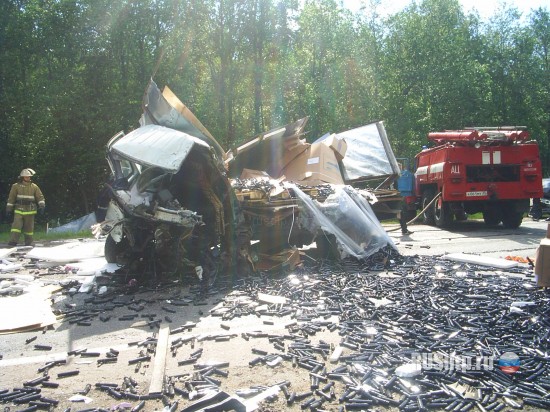Авария на автодороге Вологда &#8212; Новая Ладога
