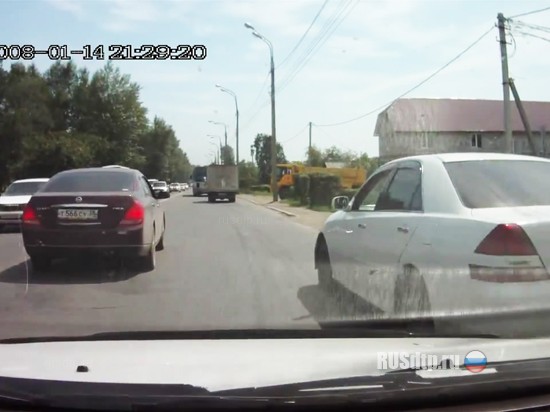 Авария на видеорегистратор в Иркутске