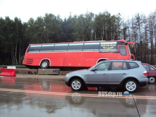 Автобус с фанатами ФК Краснодар попал в ДТП под Москвой