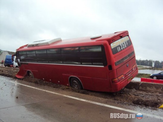 Автобус с фанатами ФК Краснодар попал в ДТП под Москвой