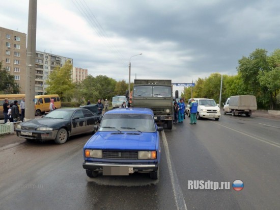 КАМАЗ ударил КАМАЗ
