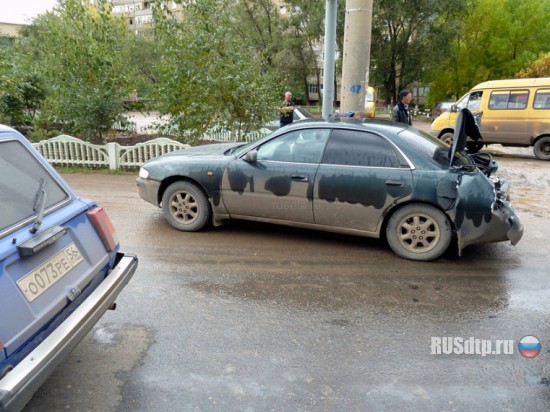 КАМАЗ ударил КАМАЗ