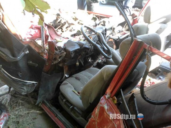 ВАЗ-2105 врезался в дерево: трое погибли
