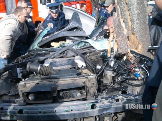 В Харькове «BMW» врезался в дерево