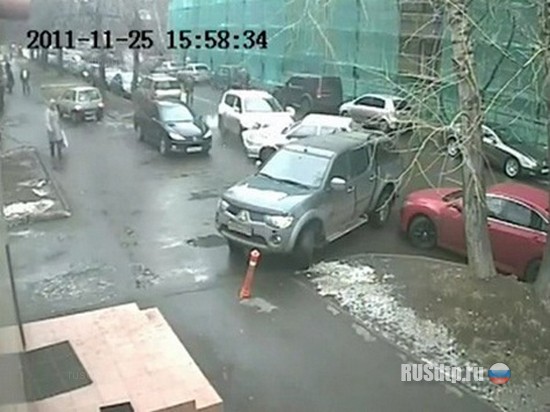 В Москве преступники протаранили 15 машин