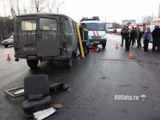 ДТП на Талажском шоссе в Архангельске