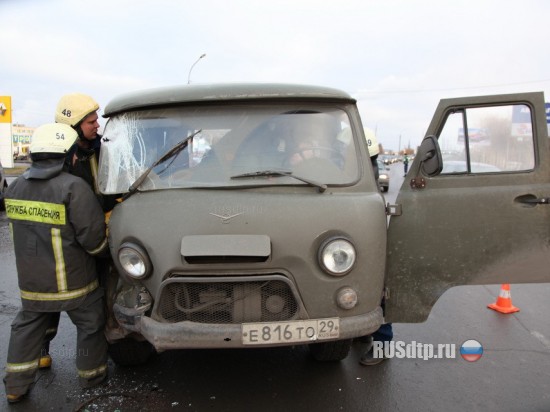 ДТП на Талажском шоссе в Архангельске