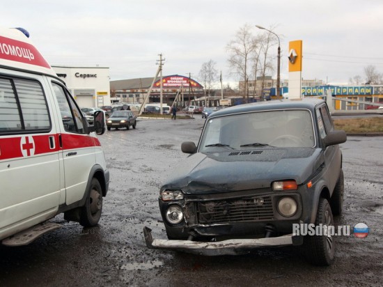 ДТП на Талажском шоссе в Архангельске