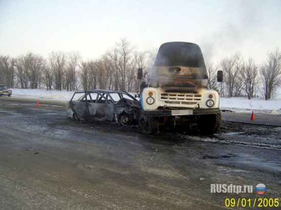 Огненный ад на трассе Казань &#8212; Оренбург