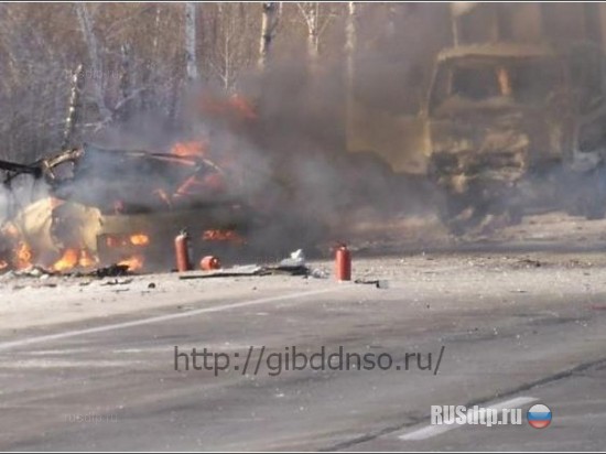 Водитель ВАЗ-2115 сгорел на месте ДТП