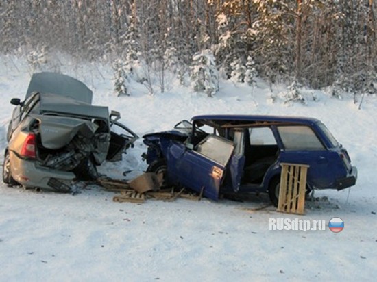 Столкновение Renault Logan и ВАЗ-2104