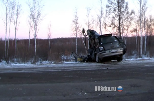 Протаранил школьный автобус