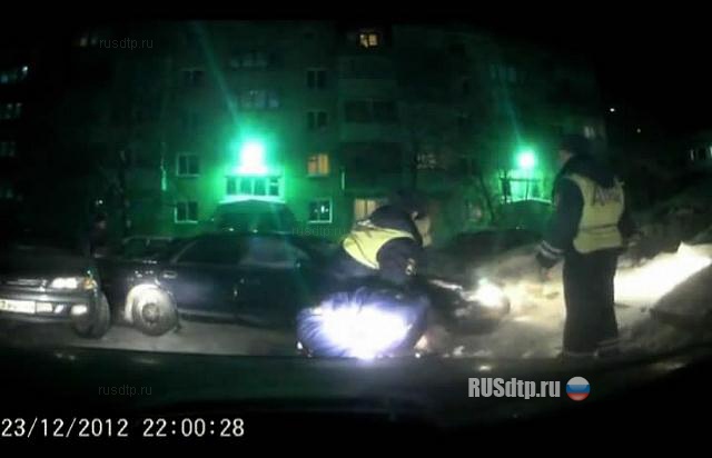 Погоня за пьяным таксистом в Томске